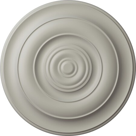 Niobe Ceiling Medallion (Fits Canopies Up To 8 5/8), Hand-Painted Pot Of Cream, 18OD X 1 1/2P